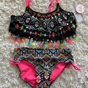 Justice 2 pc Bathing Suit